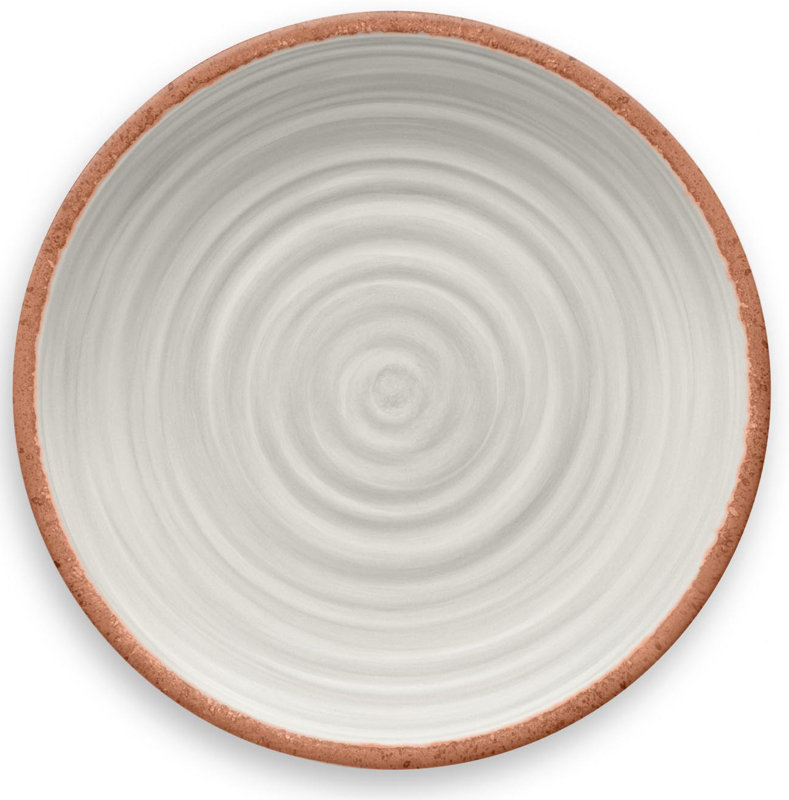 TarHong Rustic Swirl Melamine Dinner Plate & Reviews Wayfair